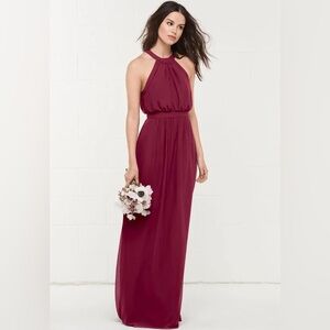 Watters- WTOO Marsala Bridesmaid Dress
